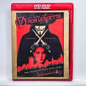 V for Vendetta HD DVD Movie Natalie Portman Hugo Weaving Dystopian Sci-Fi 2006